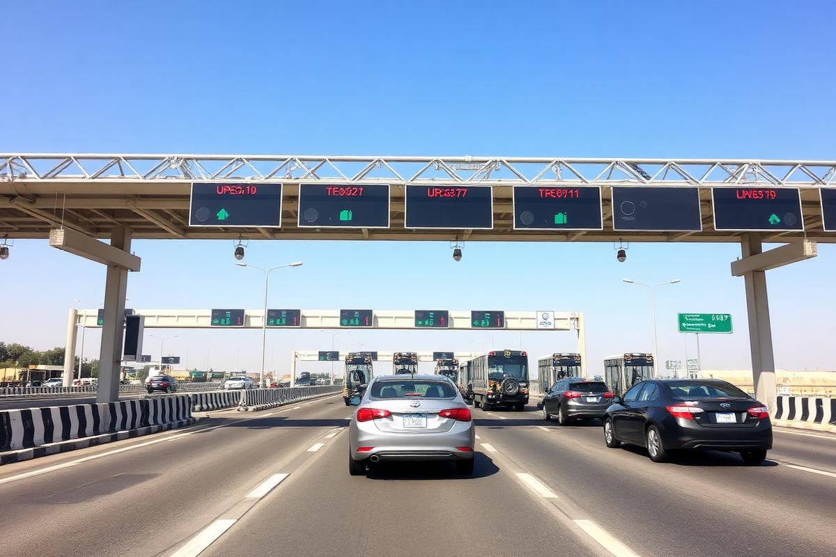 مشروع منظومة الدفع الذكي – ETC المرحلة التجريبية على 100 حارة